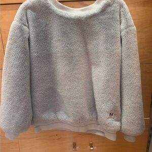 Molo Light Gray Fleece Pullover